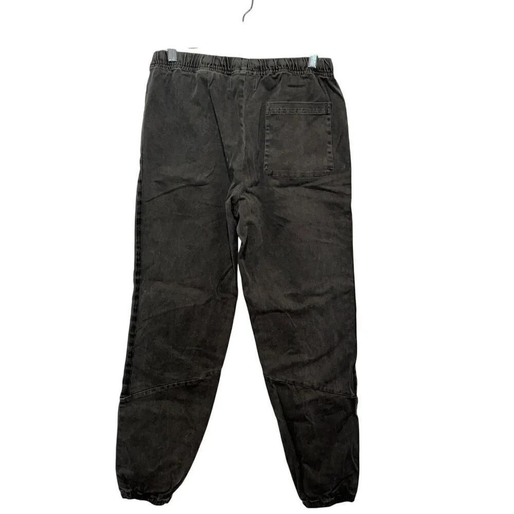 Talentless Gray Light Wash Comfort Pockets Elastic Waist Joggers Men's Size Smal